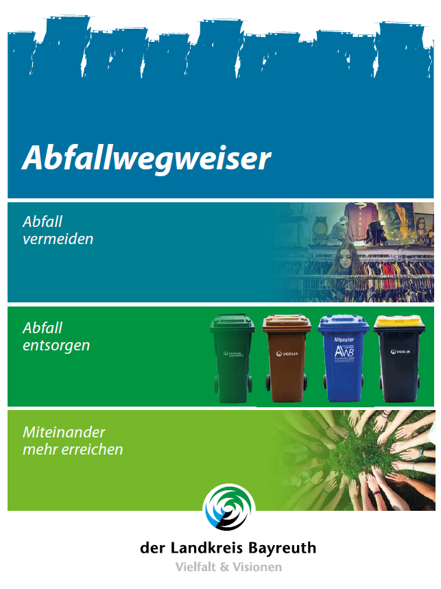 Abfallwegweiser Broschüre Landkreis